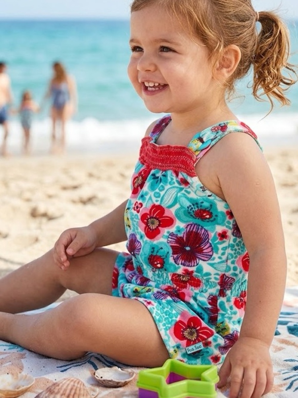 Boutique Tuc Tuc Floral Sleeveless Romper Floral Print Toddler Size 6